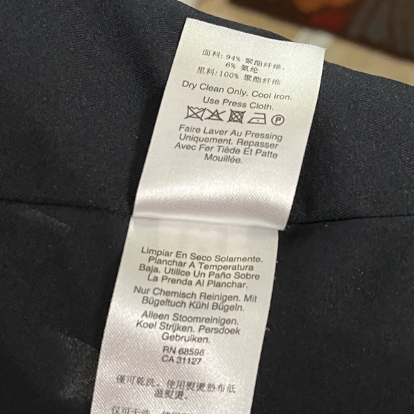 Donna Karan Navy Blue High Low dress - Picture 3 of 14